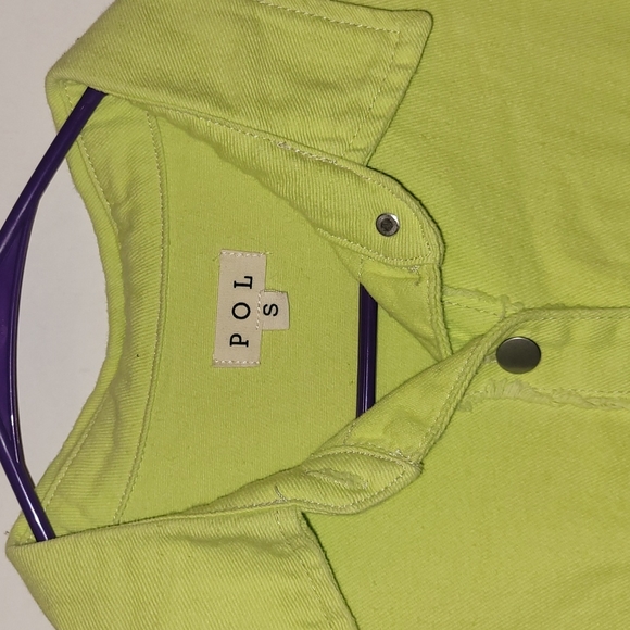 Women's New without tags POL light weight jean jacket. Sz small oversized. Nwots - Picture 9 of 9